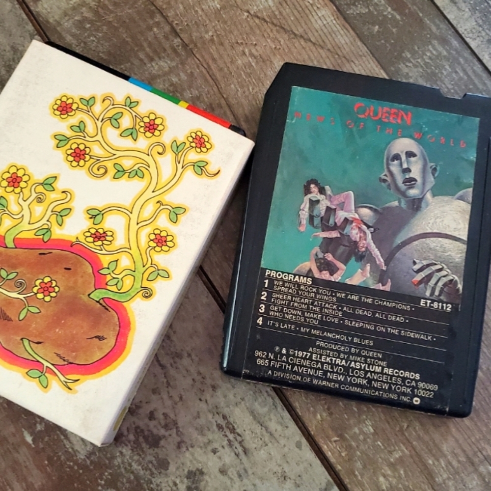 8 Track Lot of 2: Queen and Blank 90 Recordable